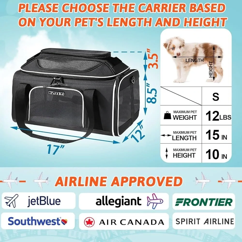 Petskd Top-Expandable Pet Carrier